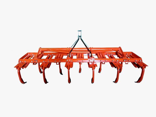Tractor mounted cultivator for soil loosening and agricultural field preparation