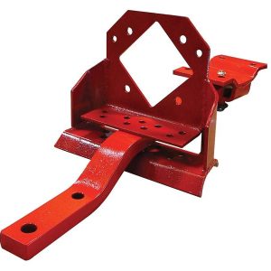 Swinging drawbar for tractor towing and agricultural implement attachment