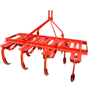 Tractor mounted tine tiller for soil cultivation and land preparation